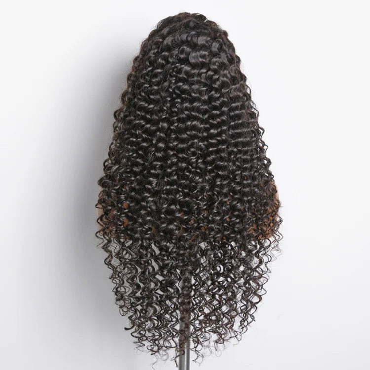 200% Density 13x4 Deep Wave full frontal lace wig