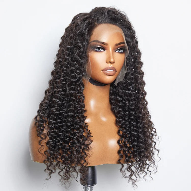 150% Density 13x6 Water Wave full frontal lace wig