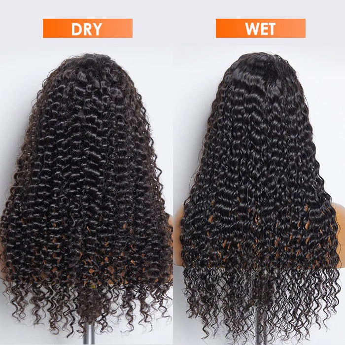 150% Density 13x6 Water Wave full frontal lace wig