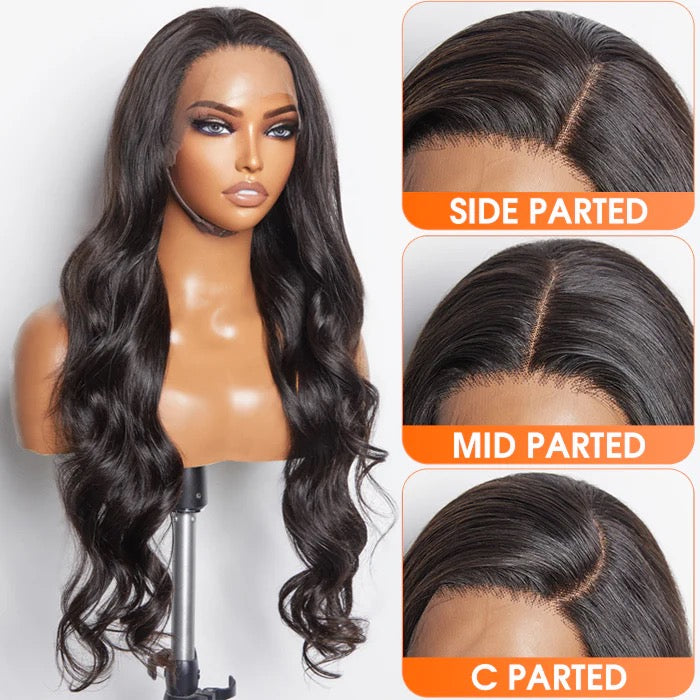 150% Density 13x6 Body Wave Transparent full lace wig