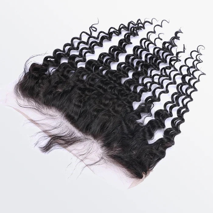 13x4 Deep Curly Free Parted Frontal