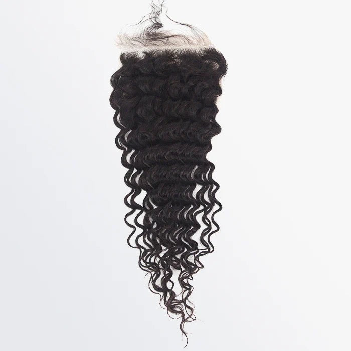 5x5 Deep Curly Free Parted Lace Closure