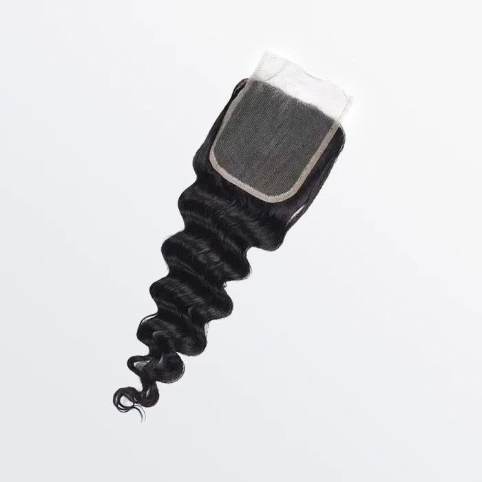 4x4 Loose Deep Wave Free Parted Lace Closure