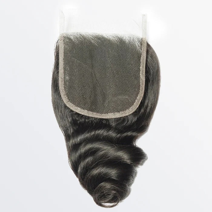4x4 Loose Wavy Free Parted Lace Closure