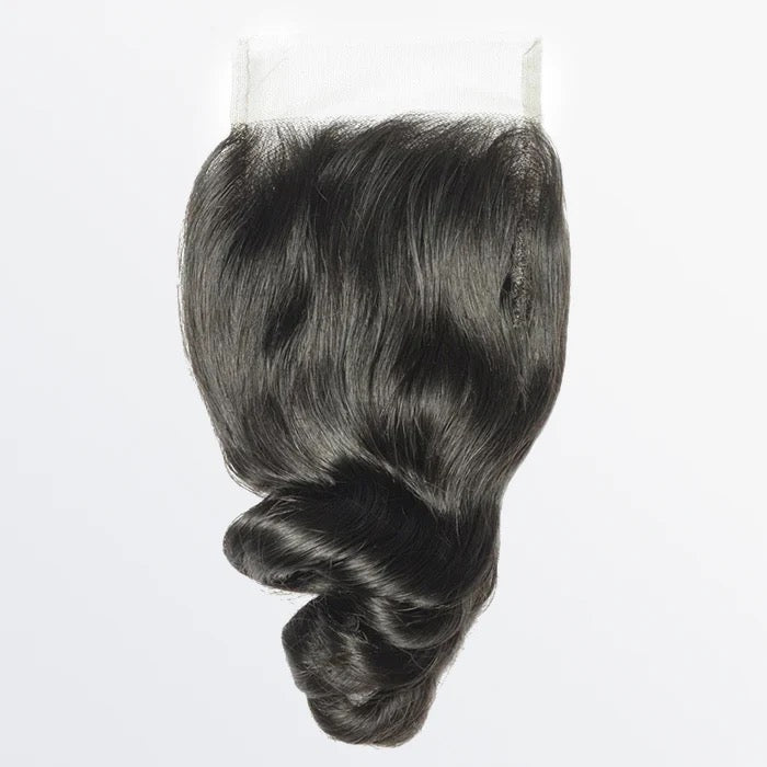 4x4 Loose Wavy Free Parted Lace Closure