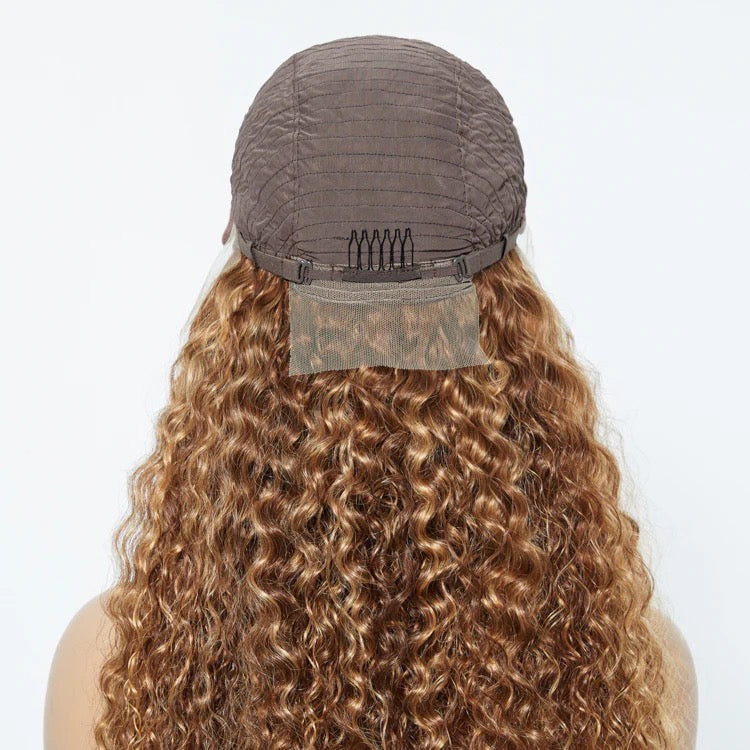 150% Density 13x4 Water wave Frontal Wig
