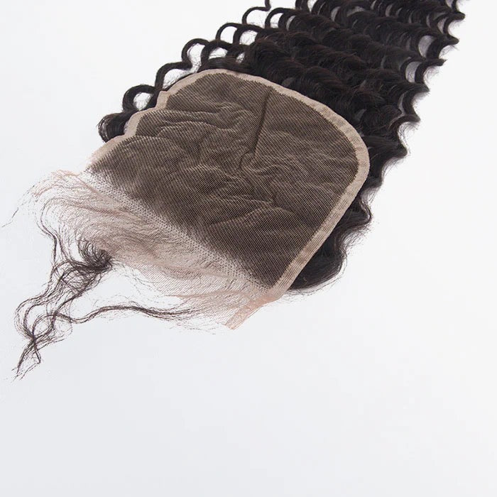 5x5 Deep Curly Free Parted Lace Closure